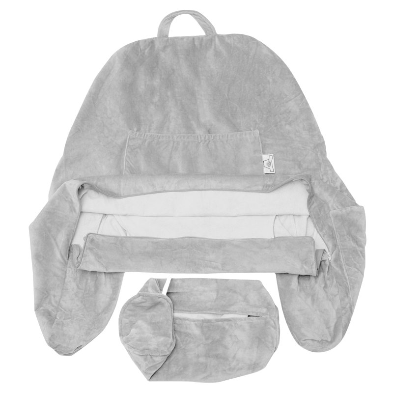 Housse de coussin , Gris clair