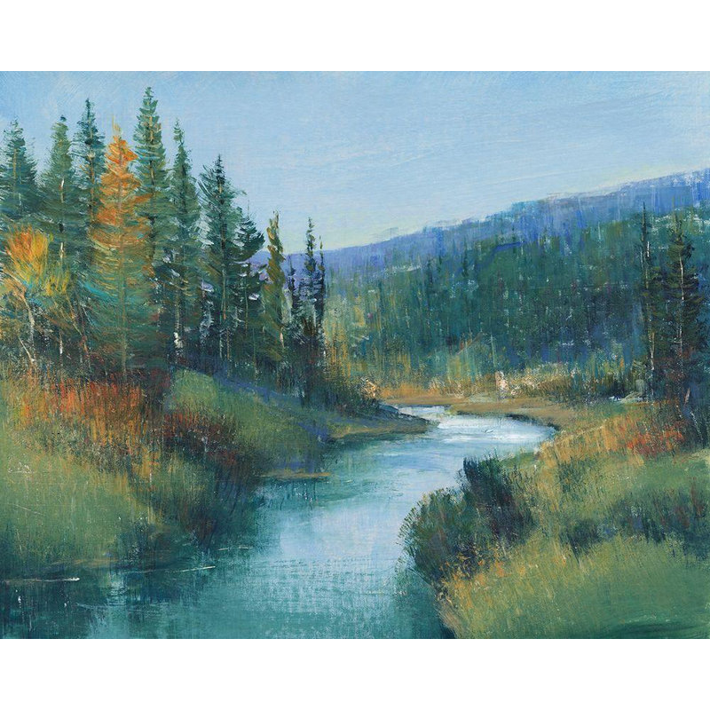 Art sur toile tendu Loon Peak®, H 15 po x l 18 po