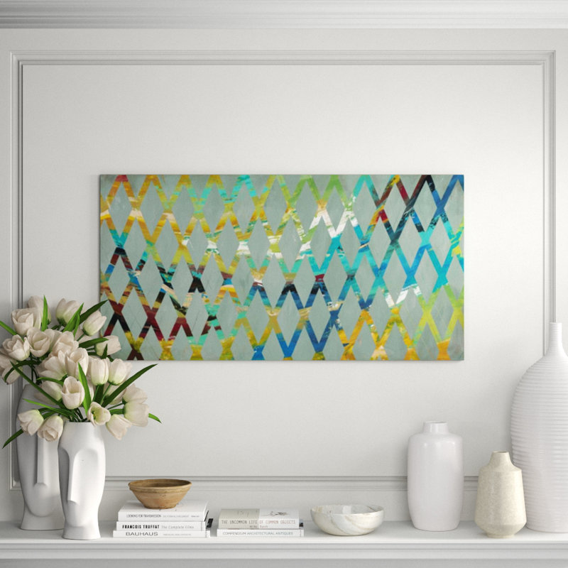 Cross Current Print by Sydney Edmunds, Plexi, 36" H x 72" W