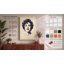Portrait in Red Vintage - Wrapped Canvas-131763571-131763573