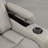 Genuine Leather Triple Motor Power Recliner with Power Headrest and power lumbar-122120646