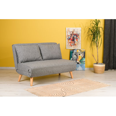 Allinson 120cm Upholstered Convertible Sofa