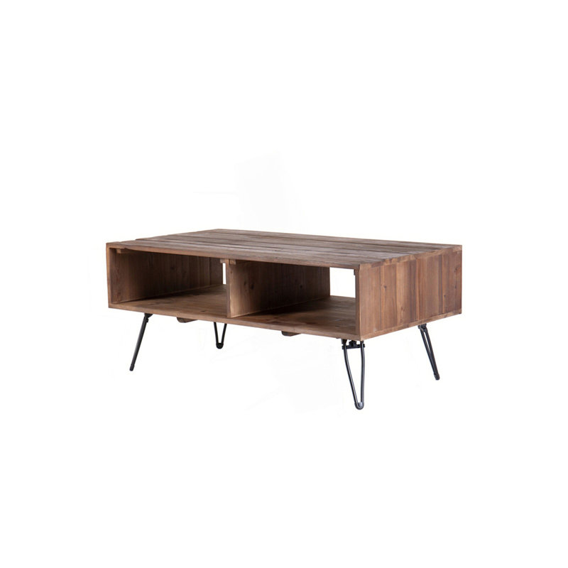 Cocktail Table With Open Storage