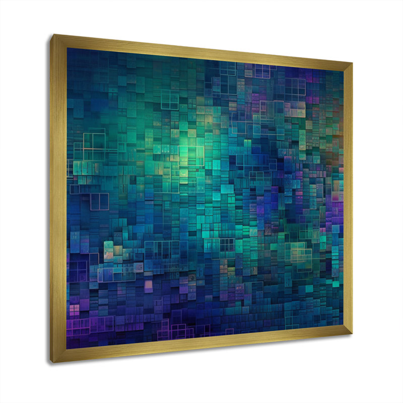 " Matrix II ", Gold, 30" H x 30" W x 1" D