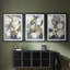 FLORAL Series DCLVII - Impression encadrée sur mesure de qualité supérieure - 3 pièces-334182056-334182062