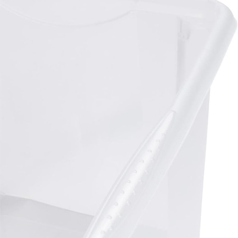 Keeeper Plastic Decorative Bin, Clear
