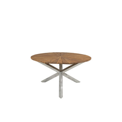 Hakon Round Outdoor Dining Table , 140cm cm W 140cm cm D