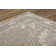 Tapis brun en laine à motif floral Hust