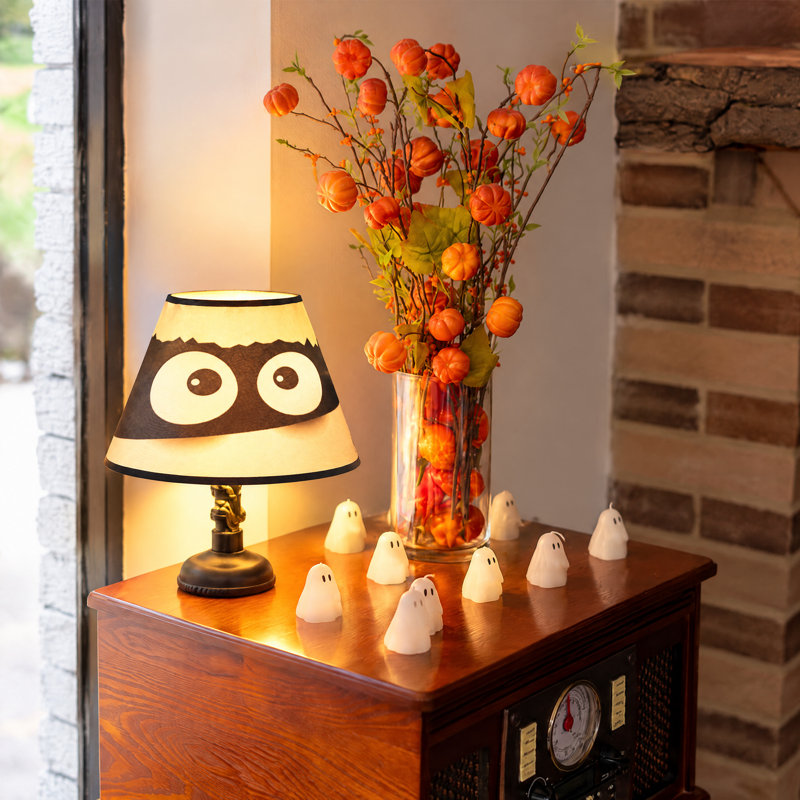 Abat-jour rond en forme d'empire, édition limitée Halloween, 18 x 33 x 20 cm – Yeux globuleux (lot de 2), Oogly Googly Eyes