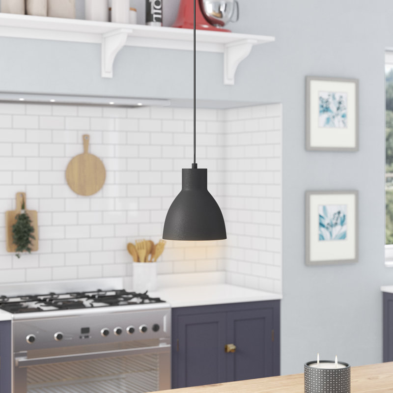 Luminaire suspendu 1 lumière Wava, H 130 po x l 6 po x P 6 po