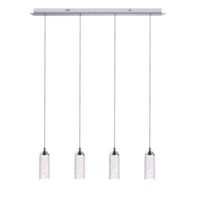 Luminaire suspendu cylindrique à 4 lumières DEL Ardrie