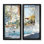 «Bathroom Tranquil Reflections», impression d'art sur toile, ensemble d'humour blanc de 2