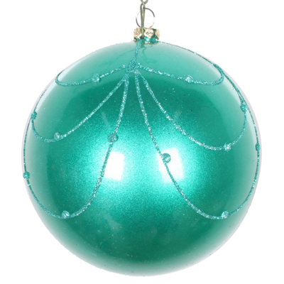 Candy Glitter Curtain Ball Ornament