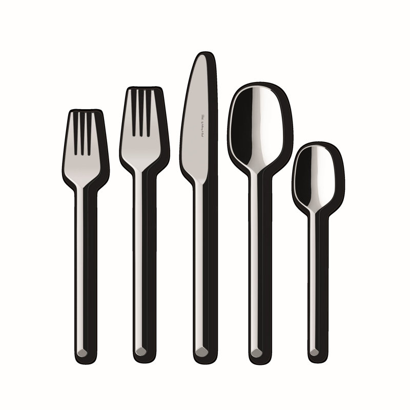 Ensemble de couverts 20 pièces Like, par Villeroy & Boch, service pour 4, acier inoxydable 18/10, va au lave-vaisselle