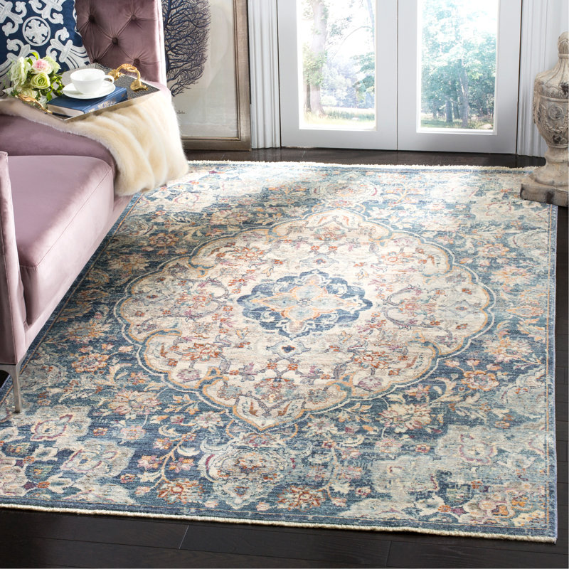 Tapis floral Soren Performance, Rectangle de 5 pi x 8 pi