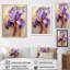 Iris doré - Rêve mauve - iris, art mural grand format-456750296-456750300