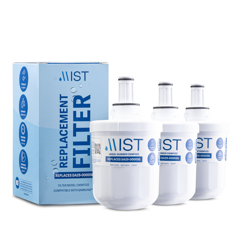 Mist DA29-00003G Replacement Refrigerator Water Filter Compatible with Samsung Aqua-Pure Plus