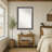 Ellie Beveled Framed Wall Mirror-120328308-120328306