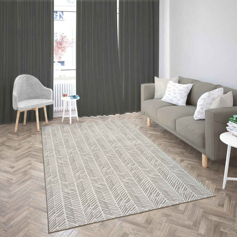 Tapis beige touffeté Aiyla, Rectangle 9 pi x 12 pi