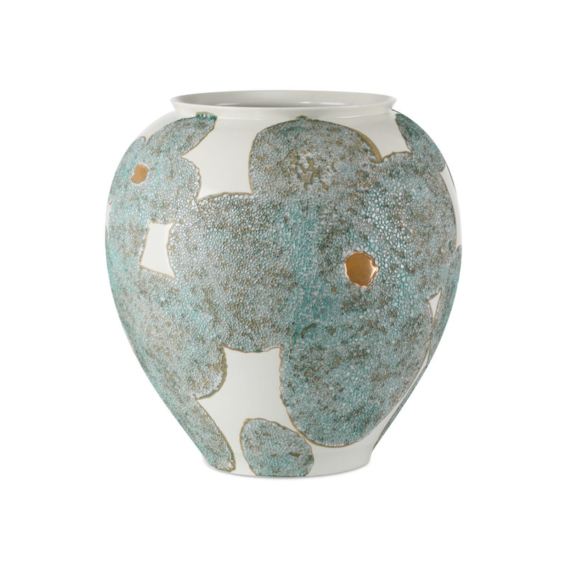 Bloom Blue & Ivory Vase