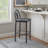 Jevhen Upholstered Counter Stool with Steel Frame