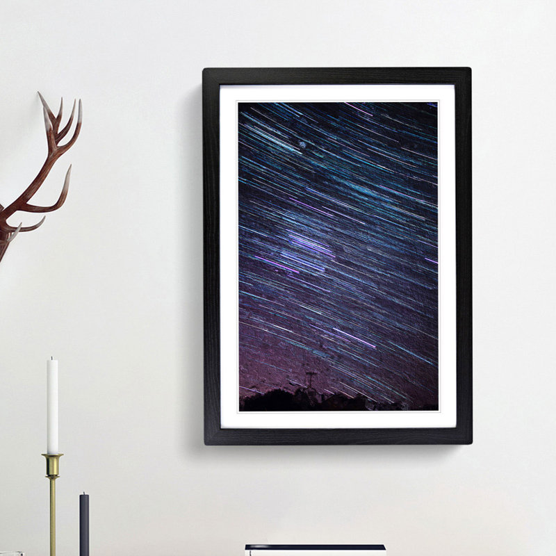 Stars over Spain - Framed Print, Black Framed, 65cm H x 48cm W x 2cm D