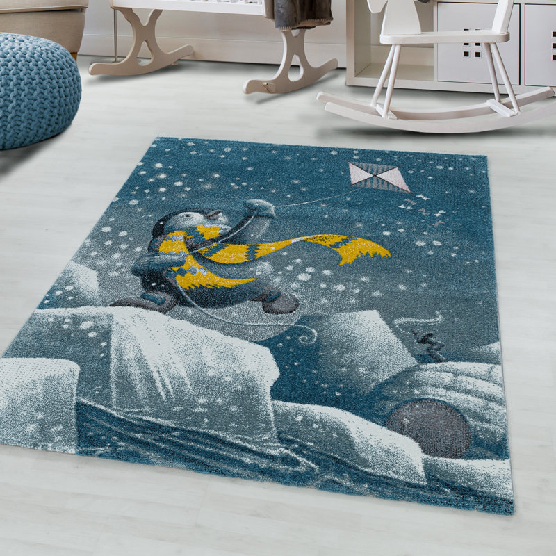 Turnage Animal Print Flatweave Area Rug, Rectangle 160 x 230cm