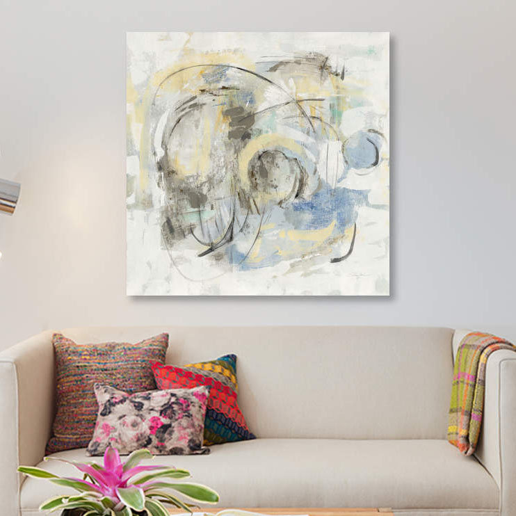 « signature », impression sur toile, H 37 po x l 37 po x P 1,5 po