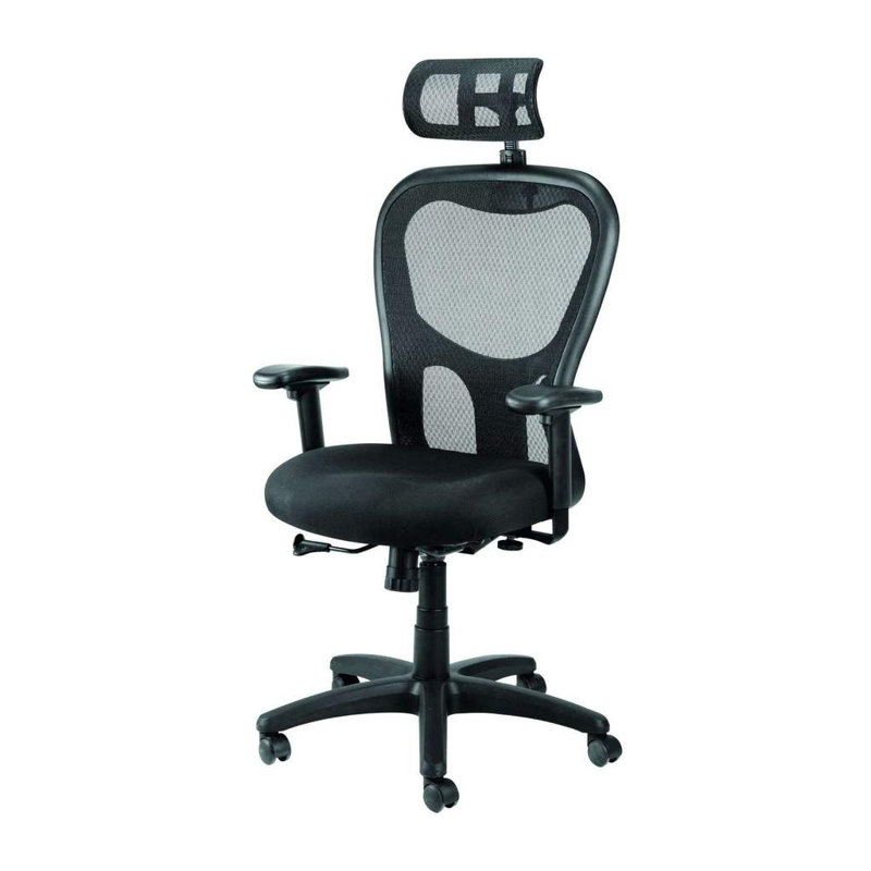 Fauteuil de direction noir réglable
