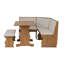 Ensemble de coins rembourrés beige Sierra Sierra-122534062