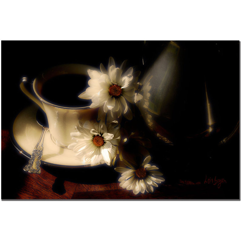 « more coffee quiconque ? » par lois bryan, reproduction de photo sur toile, H 16 po x l 24 po x P 2 po