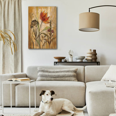 Epic Art 'Aquarelle Garden 1'  by Silvia Vassileva Acrylic Glass Wall Art, 24" x 36"