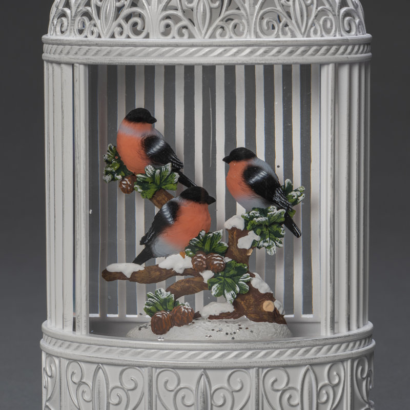 Christmas Bird Snow Globe