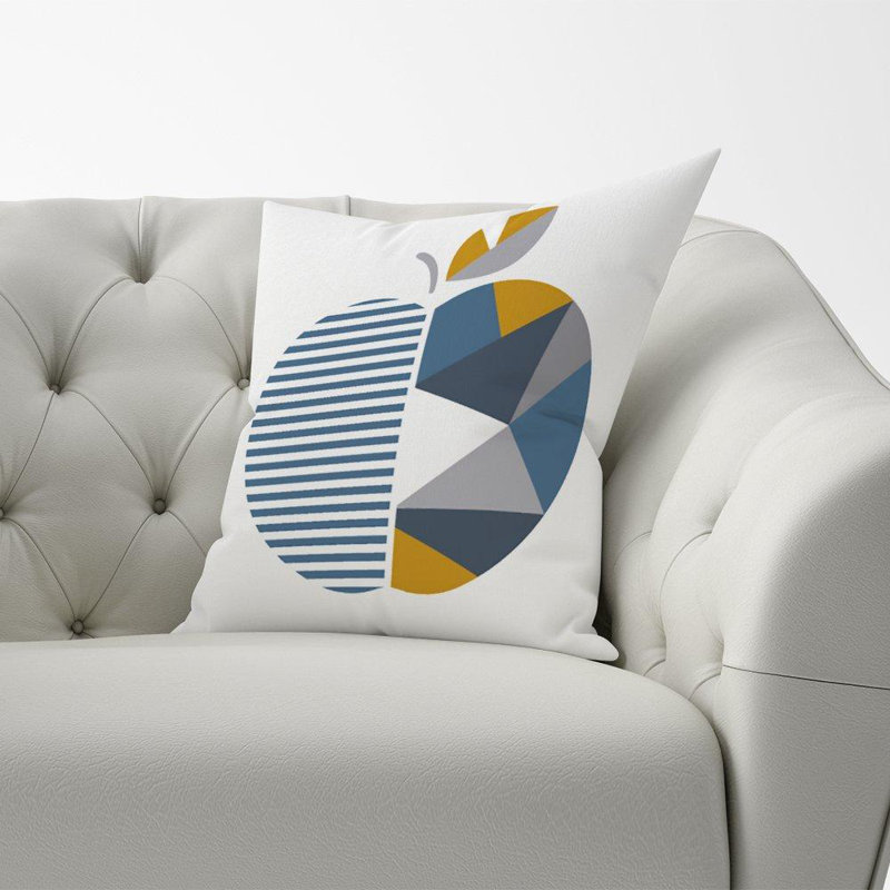 Lucienne Geometric Square Cushion