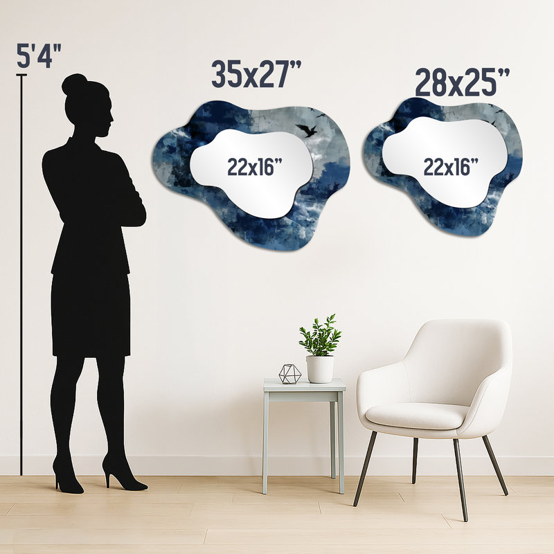Miroir mural Minimalist, 27 po x 35 po