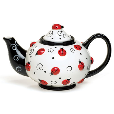 Gracie Oaks Amorita 46oz. Teapot