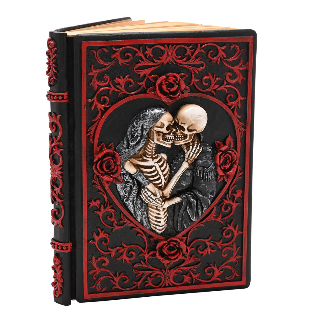 Mystic Legends Gothic Rose And Skeleton 3D Notebook