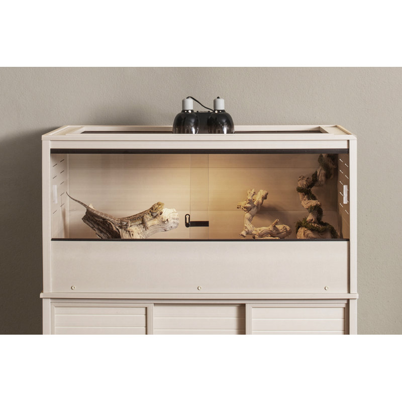 Grand terrarium Deneishia, 95 gallons - H 22,8 po x l 48 po x P 24 po, Beige