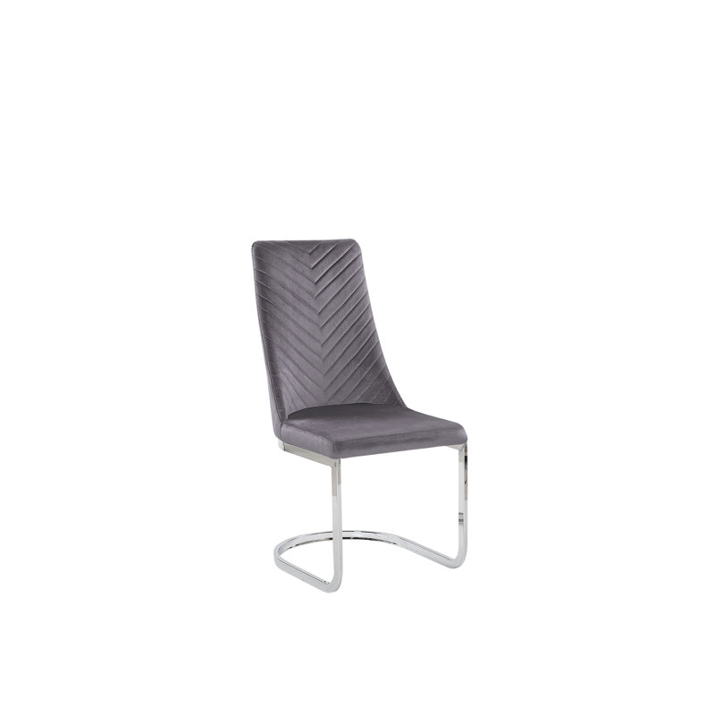 Baskett Upholstered Dining Chair, Grey