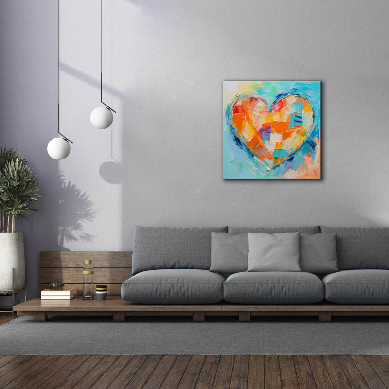 «Colours of Emotion» d'Ivan Guaderrama, H 37 po x l 37 po x P 1,5 po