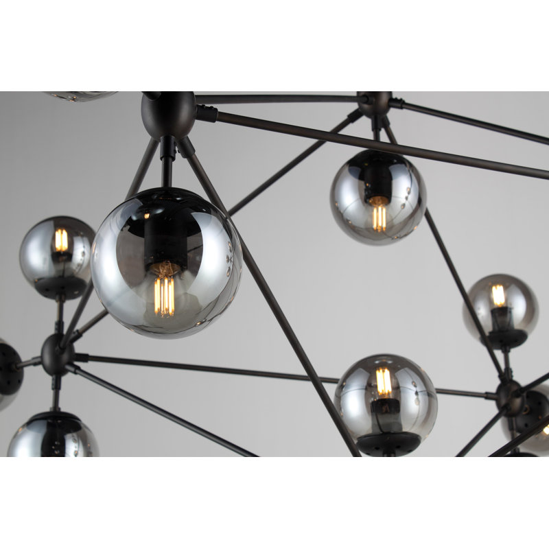 Lustre géométrique 15 lumières unique/statement Corunna