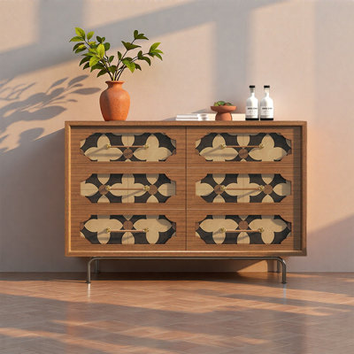 Commode décorative à tiroirs multifonctionnelle