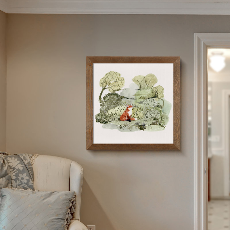 Reproduction d’art sur toile, "fox glen i" par paul cezanne, H 28 po x l 38 po x P 1,25 po, Toile avec cadre érable