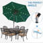 Parasol de marché éclairé Caerphilly-157318108-264100100