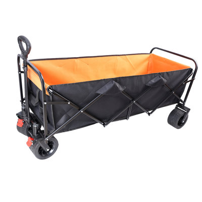 Chariot pliant de grande capacité avec chariot extensible