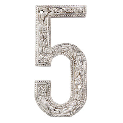 5 po. Numéro de maison San Michele