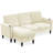 Modern Design Chenille 3 Seater L-Shape Sectional Sofa With Storage Chaise And Comfortable Cushions-321712427