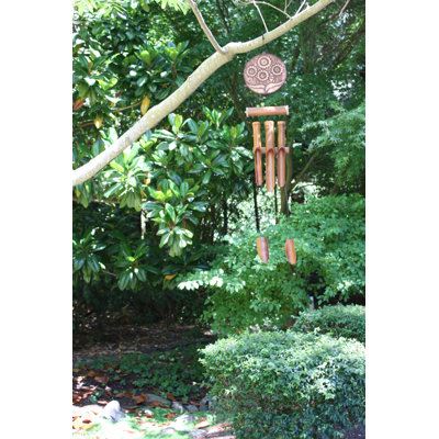 Carillon au vent en bambou harmonieux tournesol