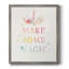 Toile encadrée de qualité «Sweet Unicorn IV» - prête à être accrochée-9743705-9743717