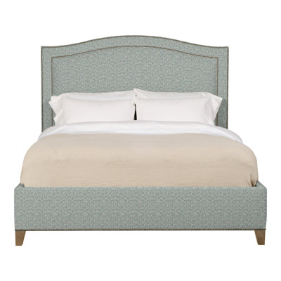 Caroline/Casey Queen Upholstered Low Profile Panel Bed